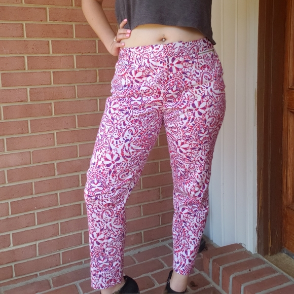 Colorful statement work capris - Picture 4 of 13